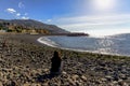 Funchal beach on Maderia Island Royalty Free Stock Photo