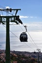 Funchal cable car, Madeira Royalty Free Stock Photo
