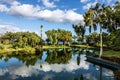 Funchal city garden, Madeira island, Portugal Royalty Free Stock Photo