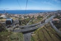 Funchal city from ropeway