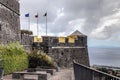 At the walls of the fortress of San Juan Baptista do Pico, Funchal, Madeira