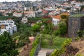 At the walls of the fortress of San Juan Baptista do Pico, Funchal, Madeira