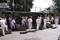 Funchal, Madeira, Portugal: Traditional descent with `Carros de cesto` in portoguese language means `straw chari