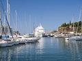 Funchal marina in on the Portuguese island of Madeira