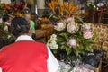 Funchal, Portugal - June 25: The florist dressed in traditional