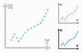 Function Plot Vector Mesh 2D Model and Triangle Mosaic Icon Royalty Free Stock Photo
