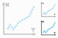 Function Plot Vector Mesh Network Model and Triangle Mosaic Icon Royalty Free Stock Photo