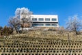 Functional Building - Barrandov, Prague,Czech Rep. Royalty Free Stock Photo