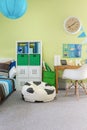 Functional cosy room for schoolchild Royalty Free Stock Photo