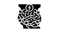 functional neurosurgery glyph icon animation