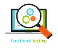Functional testing software development process methodology Royalty Free Stock Photo