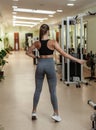 Fitness woman in gym Royalty Free Stock Photo