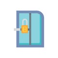 Functional Window Safety Lock Icon for Use