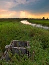 The fundament of a weir