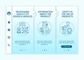 Fundamental client rights onboarding vector template