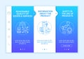 Fundamental client rights onboarding vector template