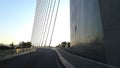 Fundao Island Exit Red Line linha vermelha - Bridge - Avenue - Road - Rio de Janeiro - Brazil Royalty Free Stock Photo