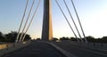 Fundao Island Exit Red Line linha vermelha - Bridge - Avenue - Road - Rio de Janeiro - Brazil Royalty Free Stock Photo