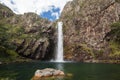 Fundao Waterfall - Serra da Canastra National Park - Minas Gerais - Brazil Royalty Free Stock Photo