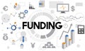 Funding Cash Collection Economy Finance Fund Concept