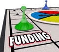 Funding Financial Backing Investment Money Resources Board Game Royalty Free Stock Photo