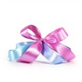 Fundraise for breast cancer ribbon on white background