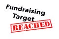 Fundraising Target Reached Royalty Free Stock Photo