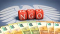 Funds from the German state for NGOs Royalty Free Stock Photo