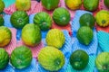 Funeral citron fruit - Etrog laid out for sale