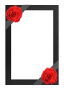 Funeral frame Royalty Free Stock Photo
