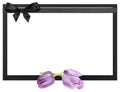 Funeral frame Royalty Free Stock Photo