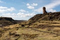 Funerary tower at Sillustani, ancient tourist area