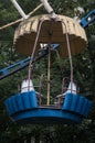 A funfair in disrepair, Ukraine