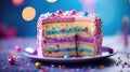 funfetti colorful cake food