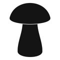 Fungus boletus icon, simple style