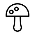 Fungus  Isolated Vector icon that can be easily modified or edited Royalty Free Stock Photo