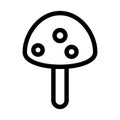 Fungus  Isolated Vector icon that can be easily modified or edited Royalty Free Stock Photo