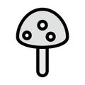 Fungus  Isolated Vector icon that can be easily modified or edited Royalty Free Stock Photo