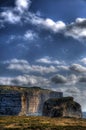 Fungus Rock on the coast of Gozo