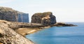 Fungus Rock, Dwajra Bay, Gozo, Malta Royalty Free Stock Photo