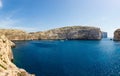 Fungus Rock, Dwajra Bay, Gozo, Malta Royalty Free Stock Photo