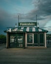 Funiculaire sign on Dufferin Terrace, La CitÃÂ©-Limoilou, QuÃÂ©bec, Canada