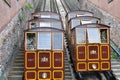 Funicular in Budapest Royalty Free Stock Photo