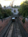 Funicular in Budapest Royalty Free Stock Photo