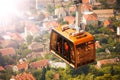 Funicular cable car in Dubrovnik Royalty Free Stock Photo