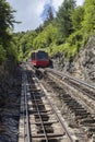 Funicular cable railway Royalty Free Stock Photo