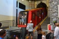 Funicular Como Lake, Lombardy Italy summer 2016 Royalty Free Stock Photo