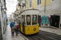 Funicular da Bica in Lisbon Royalty Free Stock Photo