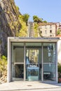 Funicular dos Guindais lower station in Porto, Portugal Royalty Free Stock Photo
