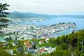 Funicular on Mount Floyen in Bergen, Norway